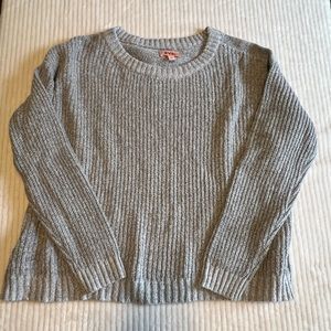 EVRI Grey Cropped Sweater